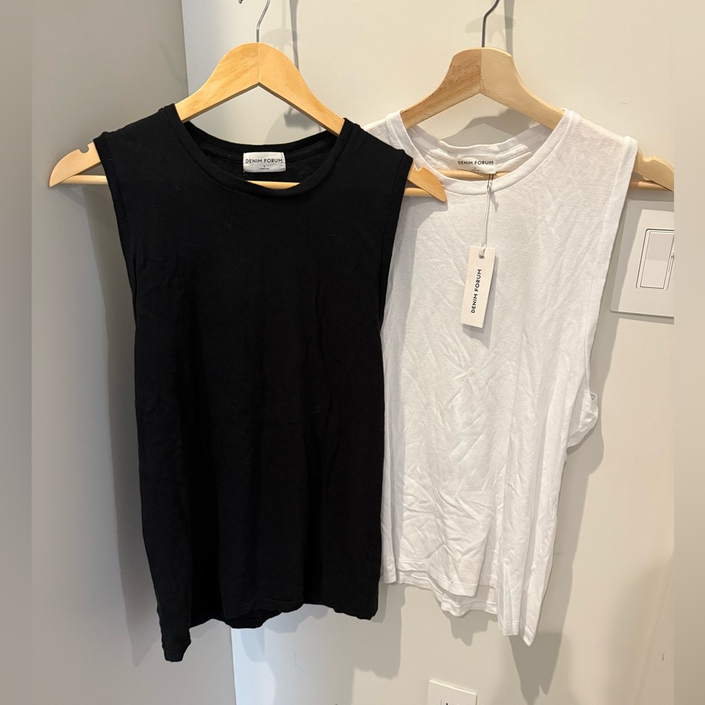 Aritzia Denim forum tank top bundle